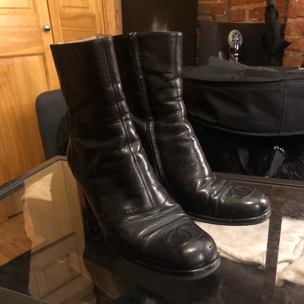 Authentic CHANEL booties